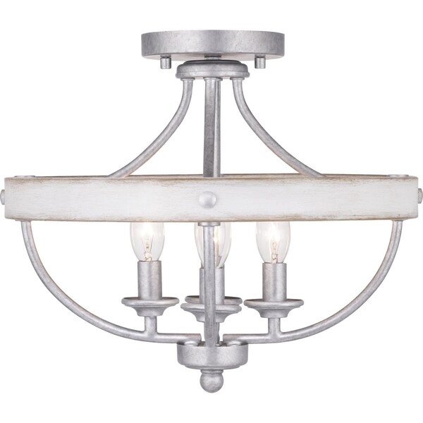 Progress Lighting Gulliver Collection Four-Light 14-1/4" Semi-Flush Convertible P350117-141 - main